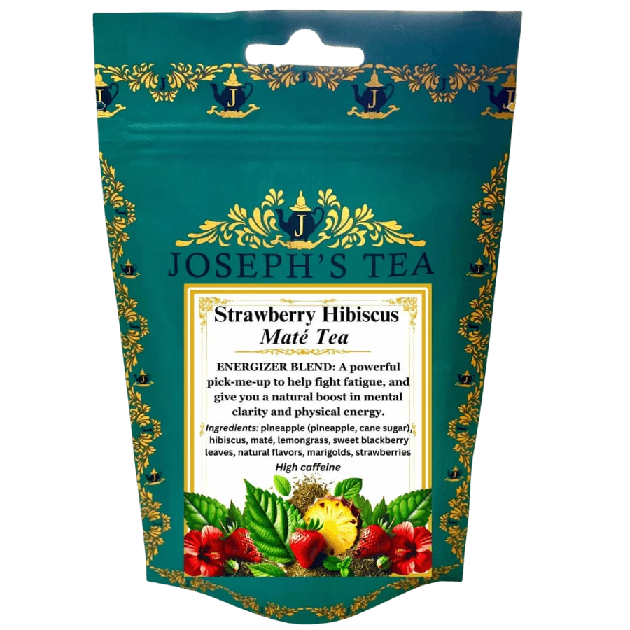 Strawberry Hibiscus Mate Tea